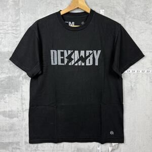 DENIM BY Vanquish & Fragment T-Shirt Size M Black Graphic Tee Made in Japan Y2K